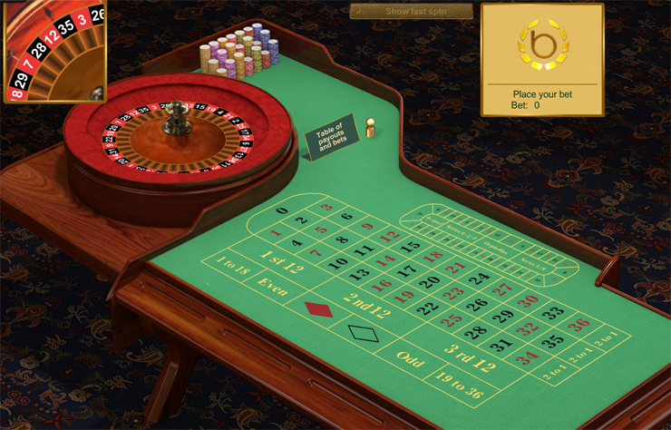 Roulette wheel play for fun parties